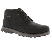 Caterpillar Mens Smart Boots Elude Waterproof Leather Lace Up black UK Size