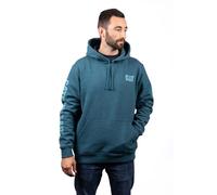 Caterpillar Men's Trademark Banner Hooded Sweatshirt in Blue | Size: Small Caterpillar Blue S