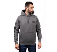 Caterpillar Men's Trademark Banner Hooded Sweatshirt in Dark Grey | Size: Large Caterpillar Dark Grey L
