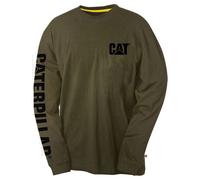 Caterpillar Mens Trademark Banner Long Sleeve T-Shirt FS4642