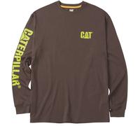 Caterpillar Mens Trademark Banner Long-Sleeved T-Shirt FS12183
