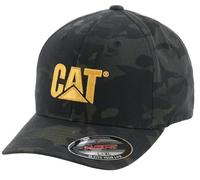 Caterpillar Men's Trademark Flexfit Cap Baseball, Night Camo, L-XL