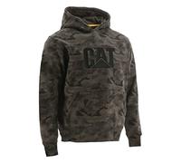 Caterpillar Mens Trademark Hooded Logo Work Sweatshirt