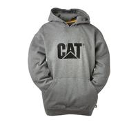 Caterpillar Men's Trademark Hooded Sweatshirt in Grey | Size: 2XL Caterpillar Grey 2XL