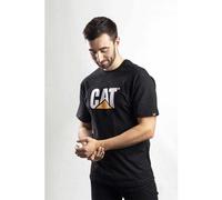 Caterpillar Workwear 1510305 Trademark Logo T-Shirt Black Size: M Colo M
