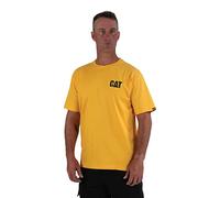 Caterpillar Men's Trademark T-Shirt (Regular and Big & Tall Sizes), Yellow, Medium