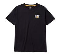 Caterpillar Men's Trademark T-Shirts with Shape-Retention Rib Trim Spandex, Tagless Neck, and Cat Logo on Left Chest T-Shirt