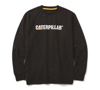 Caterpillar Midweight Crewneck Cotton Men's Black Sweatshirt 3XL