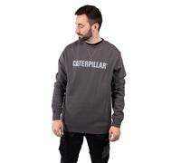 Caterpillar Midweight Men's Sweatshirt Men's Trainers, Size Lge In Magnet
