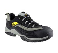 Caterpillar Moor Black Leather/Mesh/PU Male Trainers Safety