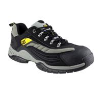 Caterpillar Moor Leather Black Safety Trainers UK 13