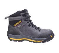 Caterpillar Men's 'Munising' Leather Safety Boots in Grey | Size: 6 Caterpillar Grey 6