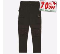 Caterpillar Workwear Nexus Knee Pocket Stretch Trouser Black Waist: 30 30" 32"