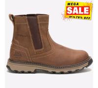 Caterpillar Pelton Safety Boot Beige Size 6, Brown