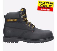 Caterpillar Powerplant GYW Mens Premium Safety Workwear Boots Black