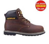 Caterpillar Men's Powerplant GYW Safety Boot Brown 6