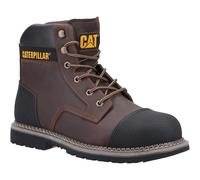 Caterpillar Male Powerplant S3 Safety Boot, Brown, 11