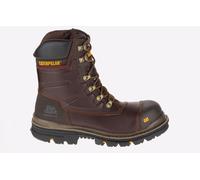 Caterpillar Premier Leather Waterproof Safety Boot Men's | Safety Boots | Brown | UK Size 8