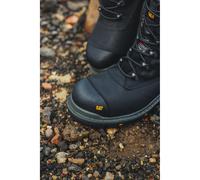 Cat Footwear Men's Premier 8 Safety Boots, Black Black Black, 12 UK