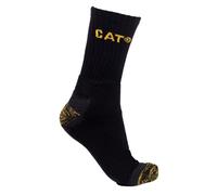 Caterpillar Premium Cotton Mens Black Work Socks - One Size