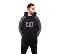 Caterpillar Workwear 40686 Raglan Hooded Sweatshirt Black S Size: S, C S