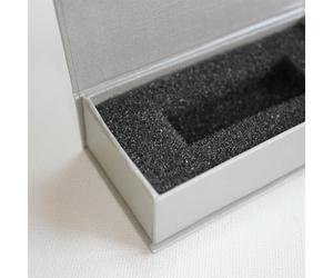 Caterpillar Red 4 x Magnetic USB Presentation Gift Boxes, Silver Grey Colour, flash drives, removable drives, Wedding USB Box, Wedding Presentation Gift Box, Photography, Present Gift