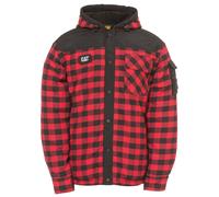 Caterpillar Sequoia Mens Red Fleece Jacket Cotton - Size Medium