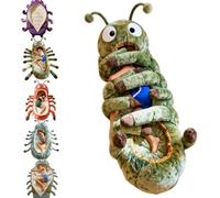 Caterpillar shaped sleeping, Giant Plush Cocoon Sleep Sack with Adjustable Closure, Full Body Fluffy Animal Lounger Indoor Nap Pod, Washable Cozy Floor Nest (C)