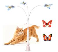 Caterpillar Smart Cat Toy, Caterpillar Smart Motion Cat Toy with Worm Design, Interactive Automatic Kitten Plaything, Moving Bug Toys, Realistic Wiggle Motion, Fun & Engaging Play for Indoor Cats (B)