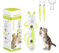 Caterpillar Smart Cat Toy, Caterpillar Smart Motion Cat Toy with Worm Design Interactive Automatic Kitten Plaything, Moving Bug Toys, Realistic Wiggle Motion, Fun & Engaging Play for Indoor Cats