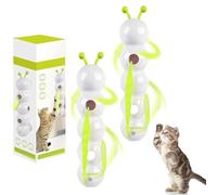 Caterpillar Smart Cat Toy, Interactive Caterpillar Cats Toy, Caterpillars Interactive Cats Toys, Interactives Kitty Feather Toys, For Play And Exercise (2pcs)