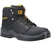 Caterpillar Striver Black Boots Safety Water Resistant Crazy Horse Leather S3