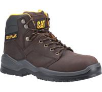 Caterpillar Striver Brown Boots Safety Water Resistant Crazy Horse Leather S3