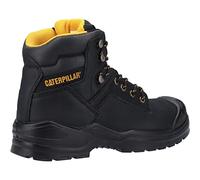 Caterpillar Striver Mid S3 Safety Boot Black Size 12, Black