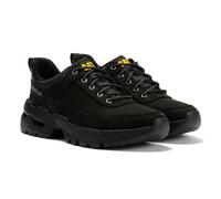Caterpillar Surge Hiker Lo Waxy Nubuck Mens Black Lace-Up Shoes - Size UK 9
