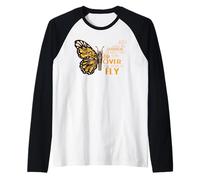 Caterpillar Thought Her Life was Over She Began to Fly Raglan Baseball Tee