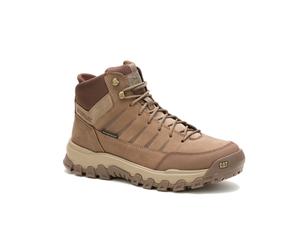 Caterpillar Threshold Rebound Mid Waterproof Mens Brown Hiking Boots