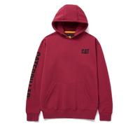 Caterpillar Trademark Banner Hooded Sweatshirt Med Orange