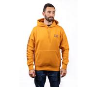 Caterpillar Trademark Banner Hooded Sweatshirt - Yellow - Large