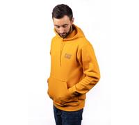 Caterpillar Trademark Banner Hooded Sweatshirt Lge Yellow