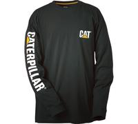 Caterpillar Trademark Banner Long Sleeve Mens T-Shirt FS712