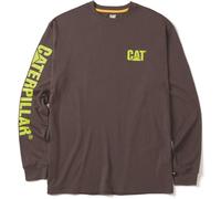 Caterpillar Trademark Banner Long Sleeve T Shirt