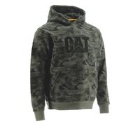 Caterpillar Trademark Cotton Men's Green Hooded Sweatshirt XXL