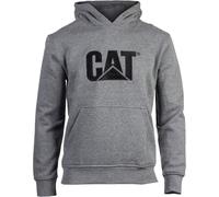 Caterpillar Trademark Cotton Men's Grey Hooded Sweatshirt