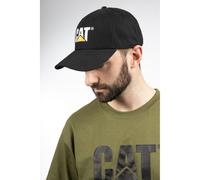 Caterpillar Trademark Cotton Unisex Adults Black Baseball Caps