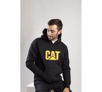 Caterpillar Trademark Hooded Pullover Work Jumper Black - Xxxl