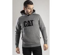 Caterpillar Trademark Hooded Pullover Work Jumper Grey - Xl