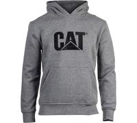 Caterpillar Trademark Hooded Sweatshirt - Heather Grey - Small