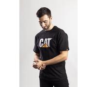 Caterpillar Workwear 1510305 Trademark Logo T-Shirt Black Size: M Colo M