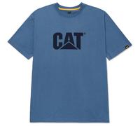 Caterpillar Trademark Logo Cotton Mens Blue T-Shirt - Size X-Large